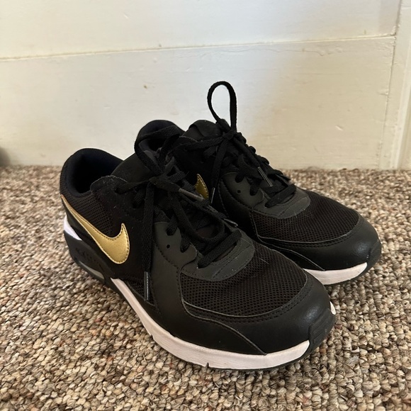 Nike Other - Black and Gold Nike Sneakers ✨